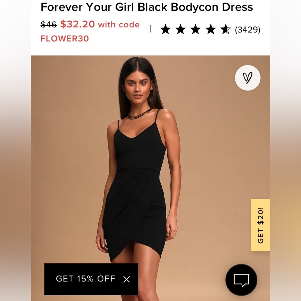 Lulus forever your girl dress